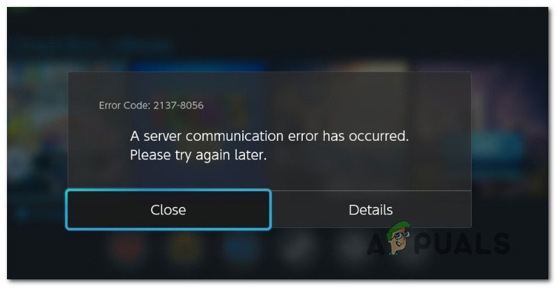 Server Communication Error Switch