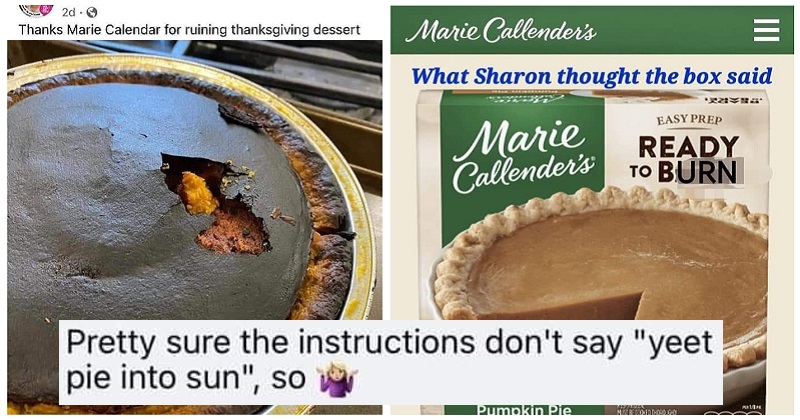 Sharon Marie Callender Pumpkin Pie