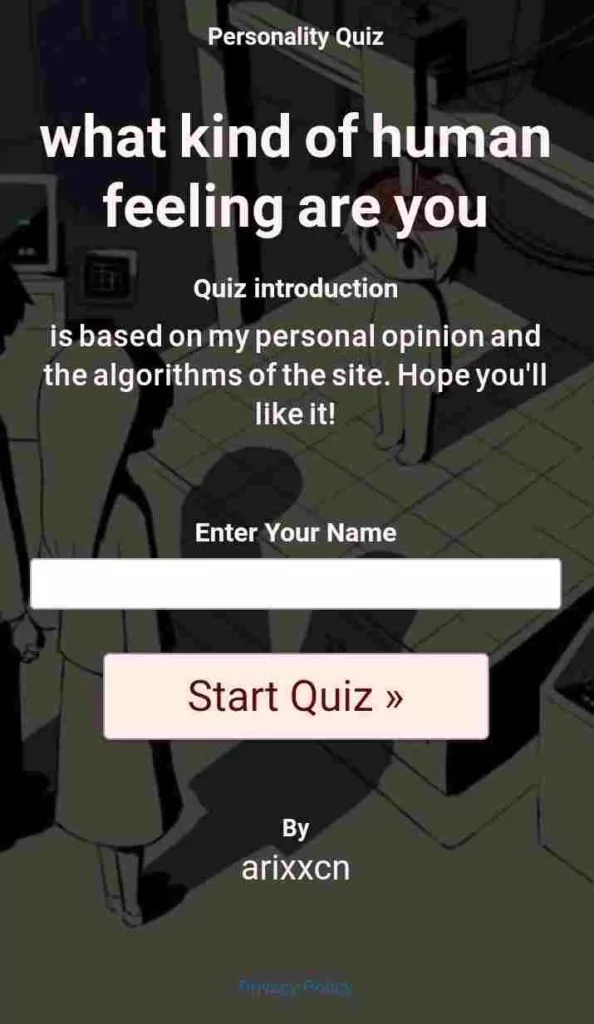 What Feeling Human Are You Uquiz