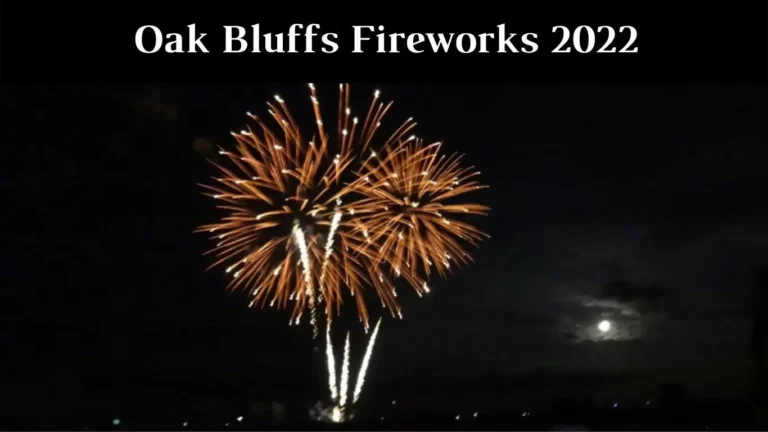 Oak Bluffs Fireworks 2022
