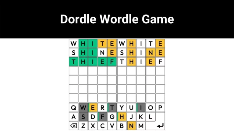 Dordle Wordle Game