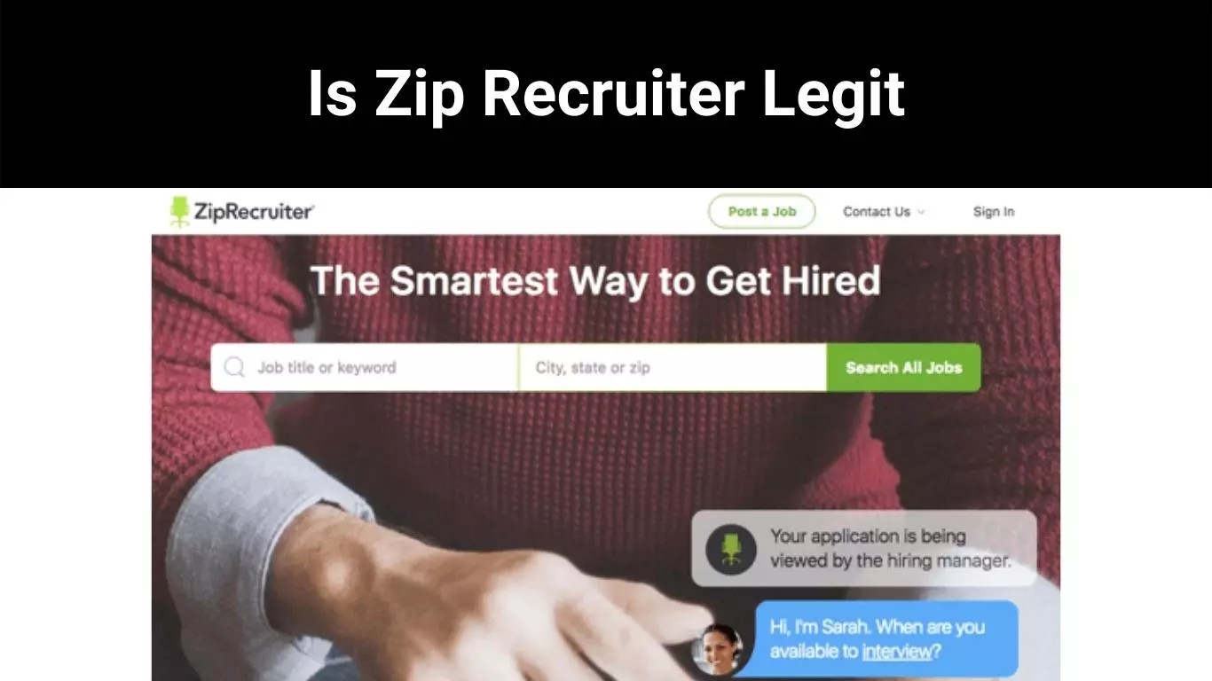 Is Zip Recruiter Legit