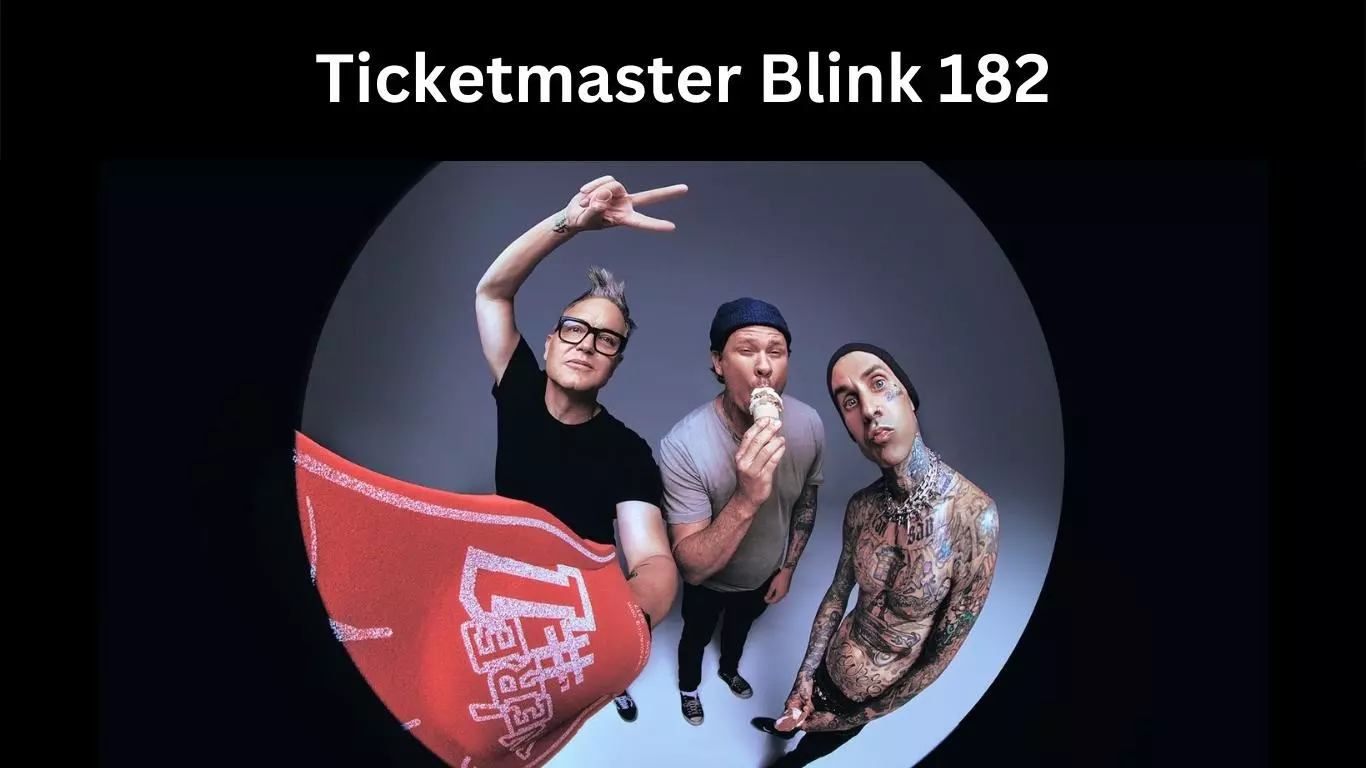 Ticketmaster Blink 182