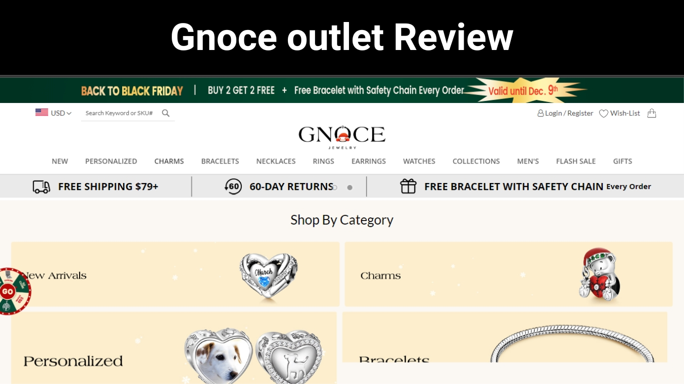 Gnoce outlet Review