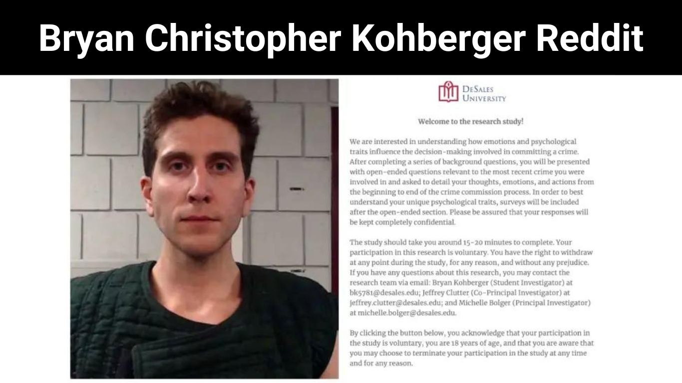 Bryan Christopher Kohberger Reddit
