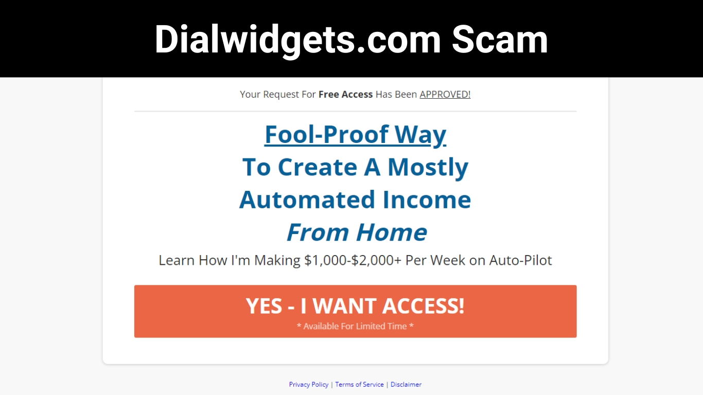 Dialwidgets.com Scam