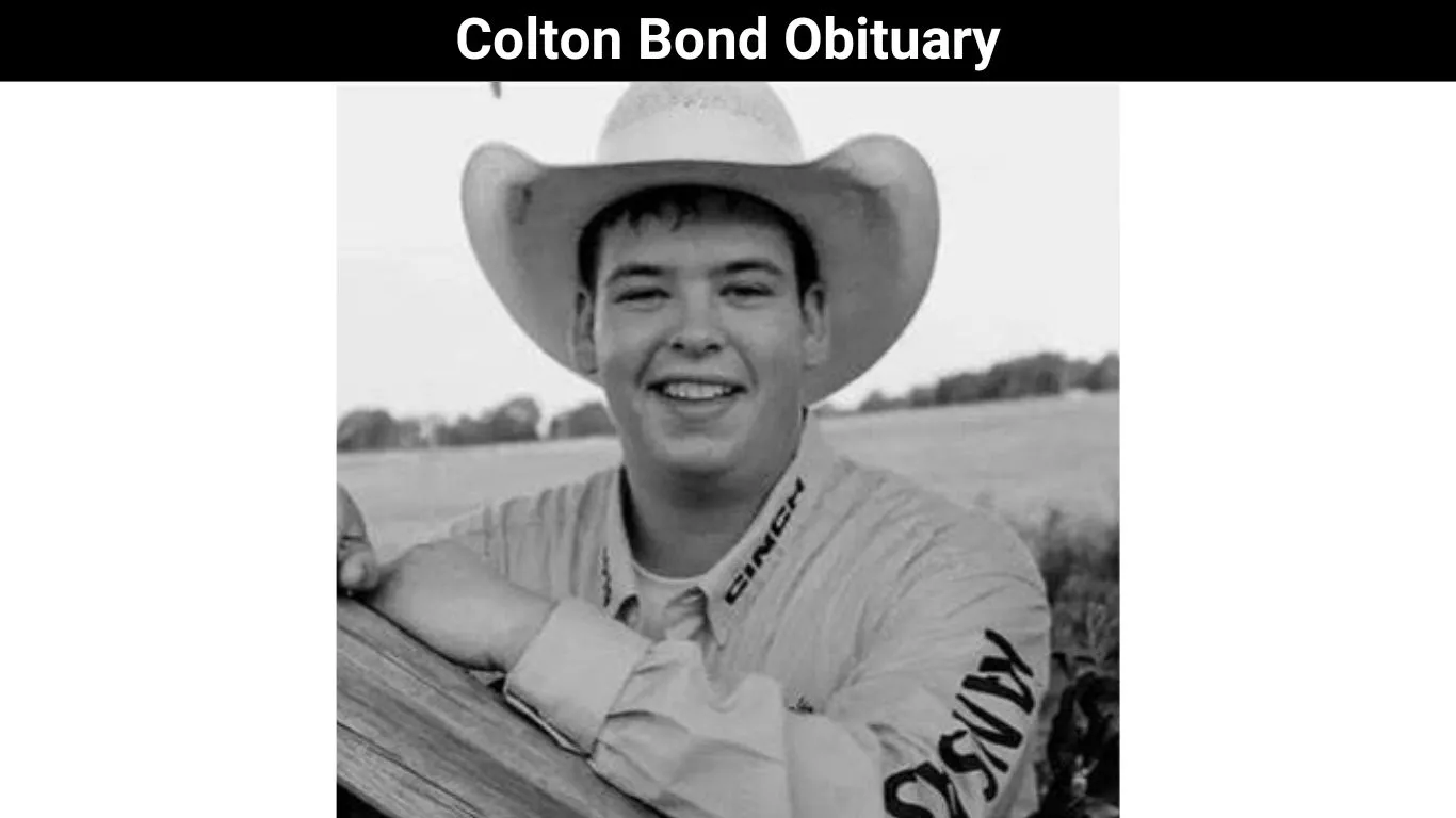 Colton Bond Obituary
