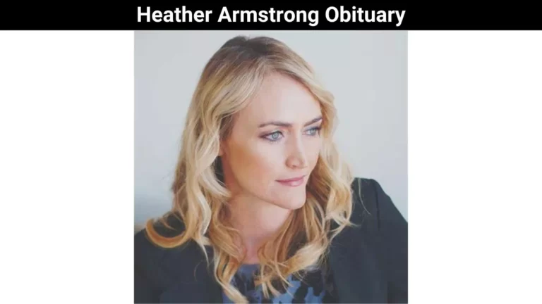 Heather Armstrong Obituary